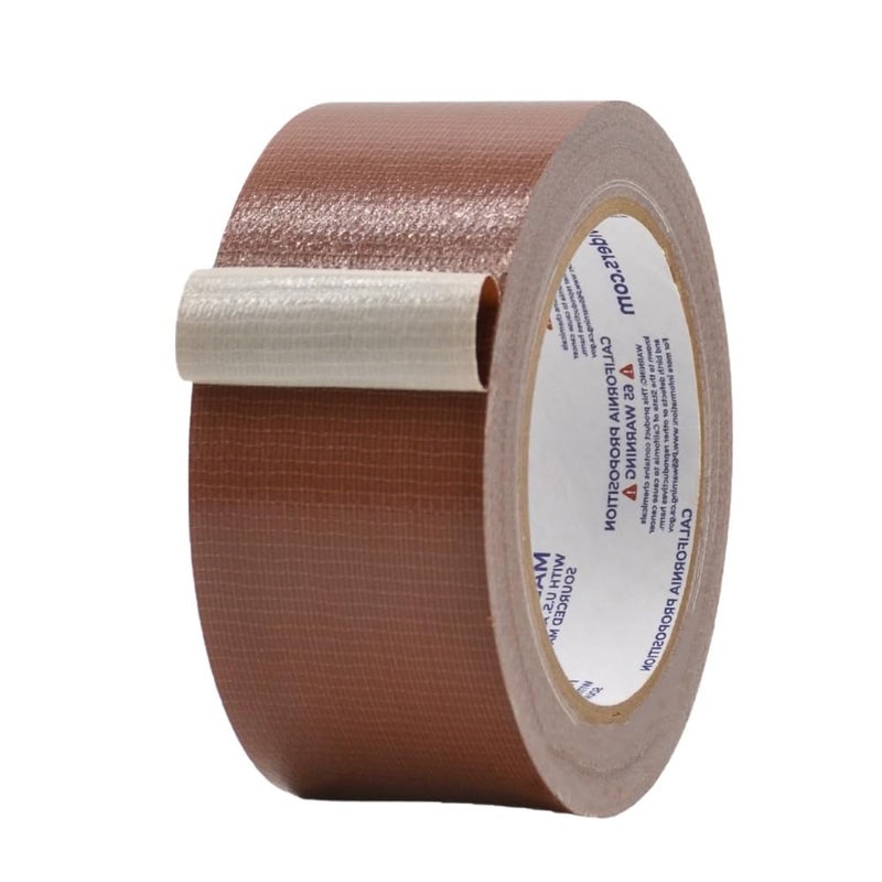 MAT Tape MAT Duct Tape Brown Industrial Grade, 2 inch x 60 ft. Waterproof, UV Resistant for Crafts, Home Improvement, Repairs, & Projects - Image 1